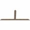 Ekena Millwork Portland Smooth Timber Gable Bracket, Douglas Fir, 96"W x 44"H x 1 1/2"D x 5 1/2"F, 11/12 Pitch GBW096X44X0206POR00SDF - alternate 5